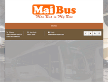 Tablet Screenshot of maibustransport.com